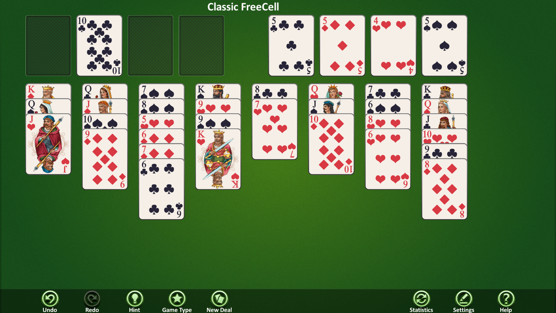 freecell solitaire games