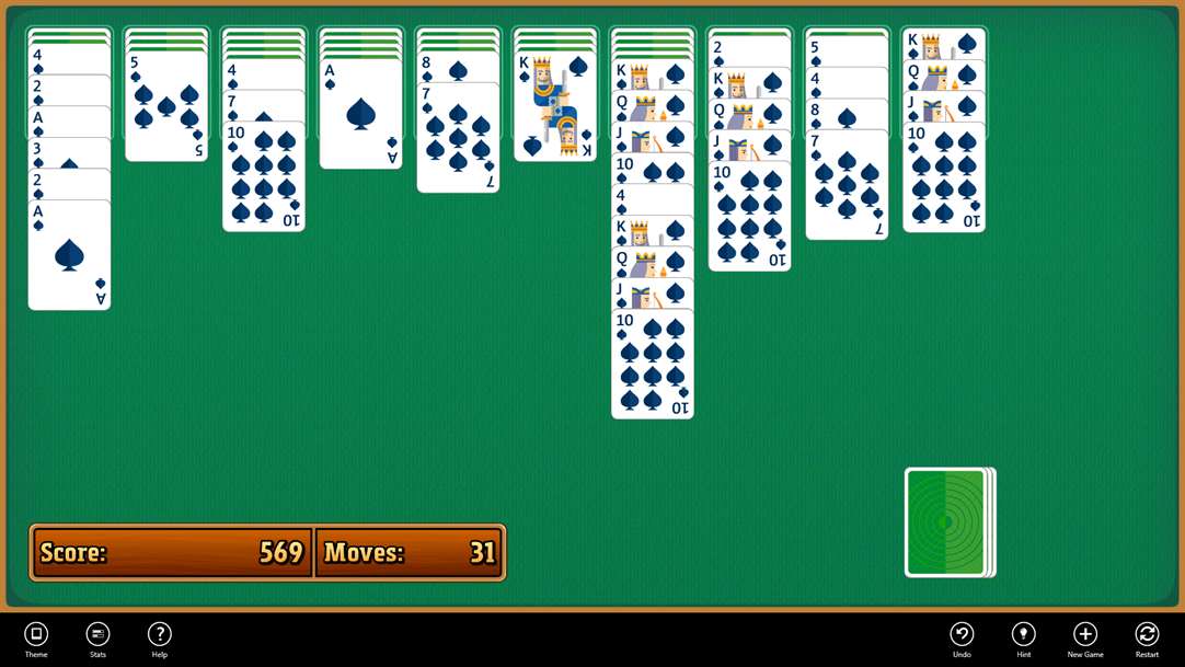 simple spider solitaire online